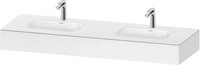 Duravit Qatego Einbauwaschtisch mit Konsole Wei&szlig; Matt 1600x550x170 mm -