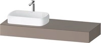 Duravit Qatego Konsole Basalt Matt 1400x550x170 mm - QA4803043430000...
