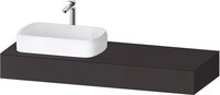 Duravit Qatego Konsole Graphit Supermatt 1400x550x170 mm - QA4803080800000