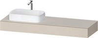 Duravit Qatego Konsole Taupe Supermatt 1600x550x170 mm - QA4806083830000