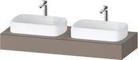 Duravit Qatego Konsole Basalt Matt 1400x550x170 mm - QA4805043430000...
