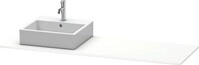 Duravit XSquare Konsole Wei&szlig; Supermatt 1600x550x16 mm - XS060HL8484 XS060HL8484