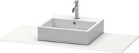 Duravit XSquare Konsole Wei&szlig; Supermatt 800x550x16 mm - XS060D08484 XS060D08484