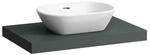 Laufen Waschtisch-Platte LANI 495x785x65 mit Aussschnitt mittig H4046511122661