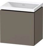 Duravit L-Cube c-shaped Set wandh&auml;ngend Flanell Grau Seidenmatt 450x350x480 mm...