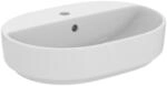Ideal Standard Aufsatzwaschtisch i.life O 1Hl. mit &Uuml;l. 550x400x155mm Wei&szlig;,...