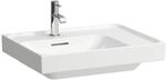 LAUFEN Waschtisch MEDA 460x600x160 Ablage rechts 3 Hl. m.&Uuml;l. Wei&szlig;, H8171110001081