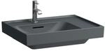 LAUFEN Waschtisch MEDA 460x600x160 Ablage rechts 3 Hl. m.&Uuml;l. graphit matt,