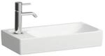 LAUFEN Handwaschbecken MEDA 235x460x115 asym. o.Hl. o.&Uuml;l. Becken re wei&szlig; matt,