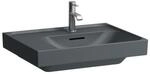 LAUFEN Aufsatz-Waschtisch MEDA 460x600x160 Ablage links 3 Hl. o.&Uuml;l. graphit matt,