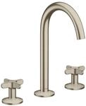 Hansgrohe 3-Loch Waschtischarmatur AXOR One 170 Kreuzgriff Push-Open Ablaufgarn.