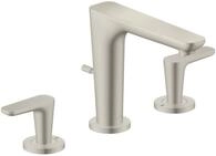 Hansgrohe 3-Loch WTA 125 Axor Citterio C mit Zugstangen Cubic cut edelstahl...