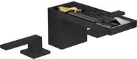 Hansgrohe 3-Loch Waschtischarmatur 70 Axor MyEdition ohne Platte mattschwarz,