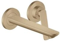 Hansgrohe 2-Loch WTA Wand Unterputz Axor Citterio C mit Auslauf 195 mm brushed bronze