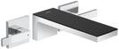 Hansgrohe 3-Loch Waschtischm. Axor MyEdition F-Set Wandmontage schwarz/chrom,