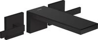 Hansgrohe 3-L Waschtischarmatur Axor MyEdition F-Set Wandmontage mattschwarz/schw.,