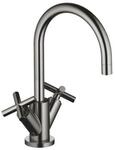 Dornbracht Waschtisch-Einlochbatterie mit Ablaufgarnitur TARA 22513892 Dark...
