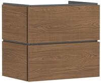 Hansgrohe Waschtischunterschrank Xilesa E 680x470mm m.2SK PushOpen f.WB Eiche