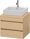 Duravit DuraStyle Konsolenwaschtischunterbau wandh&auml;ngend Natur Eiche Matt