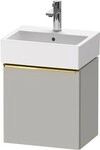 Duravit D-Neo Waschtischunterbau wandh&auml;ngend Betongrau Matt 434x322x440 mm -