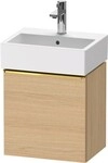 Duravit D-Neo Waschtischunterbau wandh&auml;ngend Natur Eiche Matt 434x322x440 mm -
