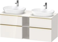 Duravit D-Neo Konsolenwaschtischunterbau wandh&auml;ngend Wei&szlig; Hochglanz...