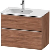 Duravit D-Neo Waschtischunterbau wandh&auml;ngend Nussbaum Matt 810x462x625 mm -