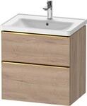Duravit D-Neo Waschtischunterschrank wandh&auml;ngend 634x452x625 Az 1 Ei...