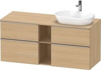 Duravit D-Neo Konsolenwaschtischunterbau wandh&auml;ngend Natur Eiche Matt...