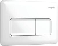 Hansgrohe iFrame Original Q Bet&auml;tigungsplatte f&uuml;r 2-Mengen-Sp&uuml;lung, Wei&szlig;,