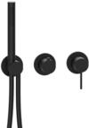 Herzbach MODUL7 Hebelmischer-Farbset 2/3 Verbraucher Schwarz matt, 70.702002.1.12