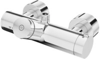 Schell Aufputz-Duscharmatur VITUS VD-SC-T/o Selbstschl.,Therm,man.TD,Anschl.oben,chr,