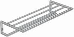 Kludi VELA R Handtuchablage mit Badetuchhalter chrom, 5898905 5898905