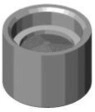 Dornbracht Luftsprudler Ersatzteile 90230100900 D. 26 x 19 mm, 27-30 l/min....