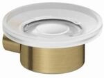 Kludi VELA R Seifenschale transparentes Glas Brushed Gold, 58985N0 58985N0