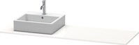 Duravit XSquare Konsole Schwarz Hochglanz 1600x550x16 mm - XS060HL4040...