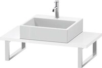 Duravit L-Cube Konsole Wei&szlig; Hochglanz 800x480x30 mm - LC104C08585 LC104C08585