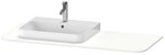 Duravit Happy D.2 Plus Konsole Wei&szlig; Supermatt 1300x550x16 mm - HP031KL8484