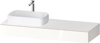 Duravit Qatego Konsole Wei&szlig; Hochglanz 1400x550x170 mm - QA4803022220000