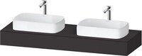 Duravit Qatego Konsole Graphit Supermatt 1600x550x170 mm - QA4808080800000