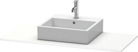 Duravit XSquare Konsole Wei&szlig; Supermatt 1200x550x16 mm - XS060F08484 XS060F08484