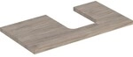 Geberit ONE Waschtisch-Platte, Ausschnitt rechts, f&uuml;r Aufsatzwaschtisch Schalenform