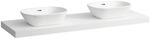 Laufen Waschtisch-Platte LANI 495x1570x65 mit Aussschnitt links und rechts