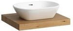 Laufen Waschtisch-Platte LANI 495x585x65 mit Aussschnitt mittig H4046411122671