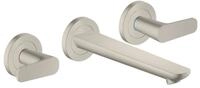 Hansgrohe 3-Loch WTA Wand Unterputz Axor Citterio C mit Auslauf 195 mm Cubic cut