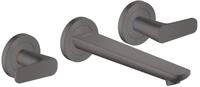 Hansgrohe 3-Loch WTA Wand Unterputz Axor Citterio C mit Auslauf 195 mm Cubic cut