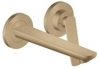 Hansgrohe 2-Loch WTA Wand Unterputz Axor Citterio C mit Auslauf 195 mm Cubic cut