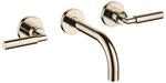 Dornbracht Waschtisch-Wandbatterie ohne Ablaufgarnitur TARA 36707882 Champagne (22kt