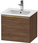 Duravit D-Neo Waschtischunterbau wandh&auml;ngend Nussbaum dunkel Matt 510x402x440...