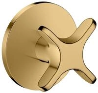 Hansgrohe Absperrventil Unterputz AXOR One mit Kreuzgriff polished gold optic ,
